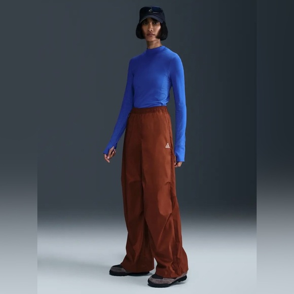 Nike ACG Pants - Nike ACG Dri-Fit Pants Women’s M Brown Loose Fit Hiking Outdoor UPF 40+